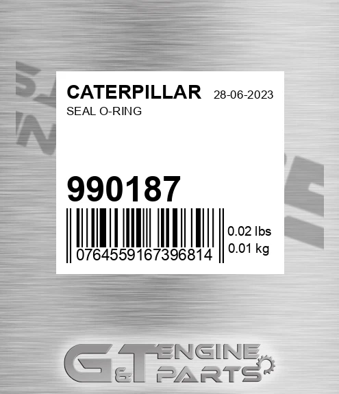 990187 Seal O-ring