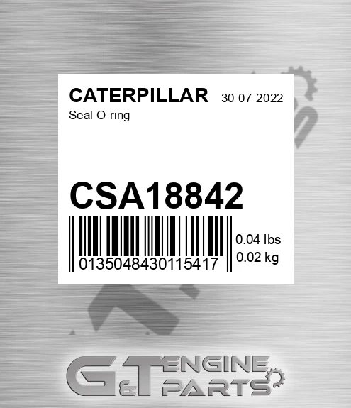 CSA18842 Seal O-ring