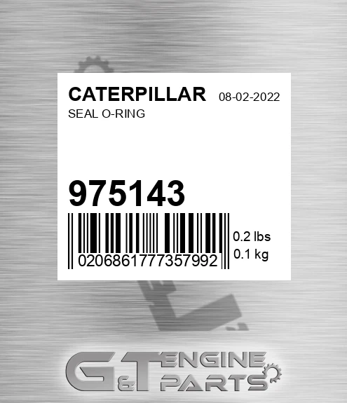 975143 CATERPILLAR Seal O-ring