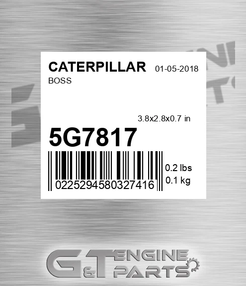 5G7817 Boss for CATERPILLAR