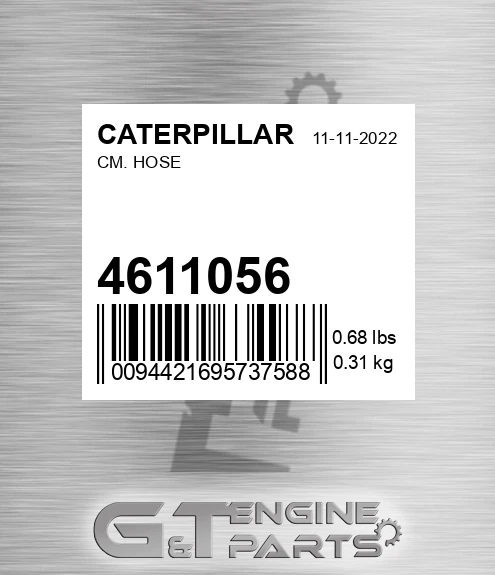 461-1056 Cm. Hose for CATERPILLAR