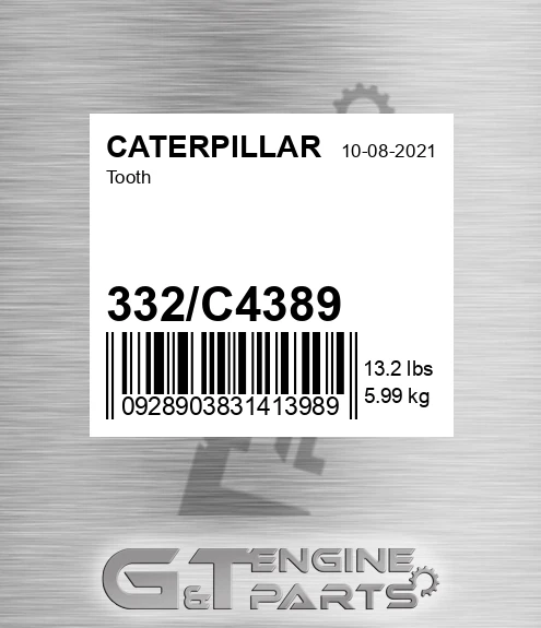 332/C4389 Tooth