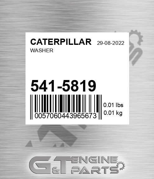 541-5819 Washer