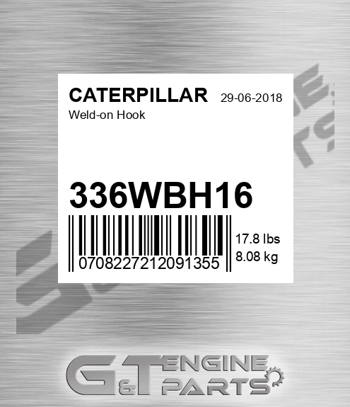336WBH16 Weld-on Hook for CATERPILLAR