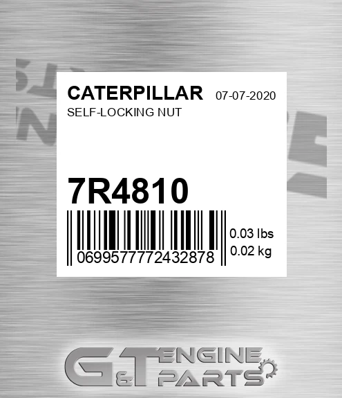 7R-4810 Self-locking Nut for CATERPILLAR