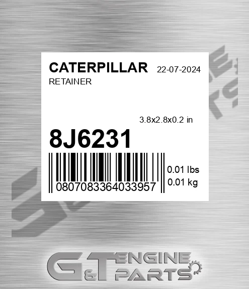 8J6231 Retainer