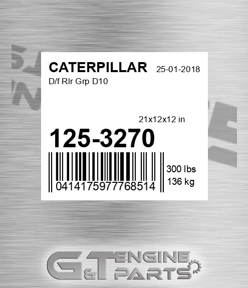 125-3270 D/f Rlr Grp D10 for CATERPILLAR