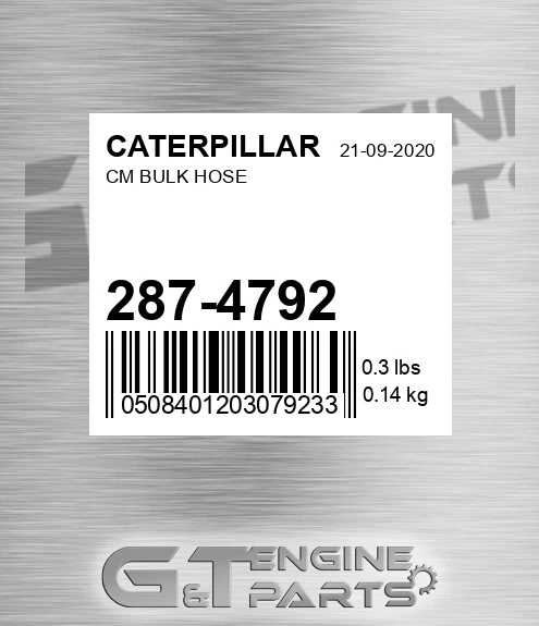 287-4792 Cm Bulk Hose