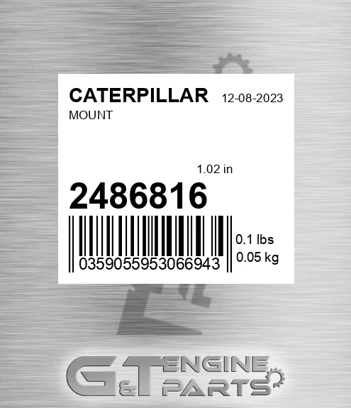 2486816 Mount for CATERPILLAR