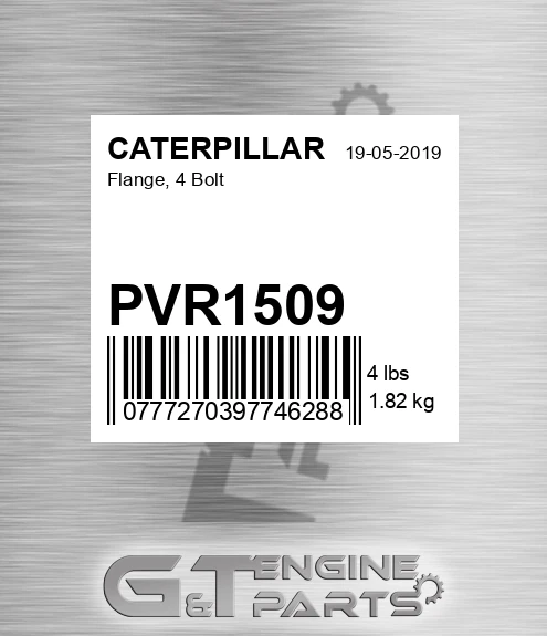 PVR1509 Flange, 4 Bolt for CATERPILLAR