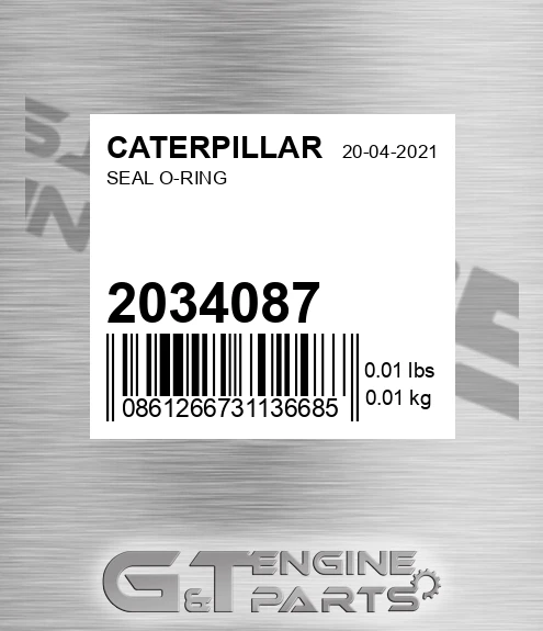 203-4087 Seal O-ring for CATERPILLAR