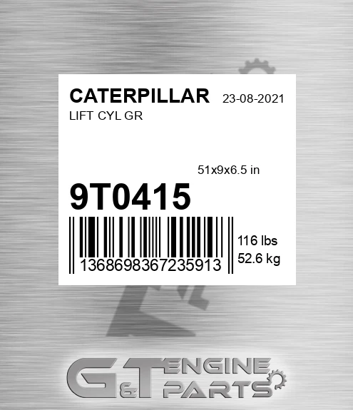 9T0415 Lift Cyl Gr for CATERPILLAR