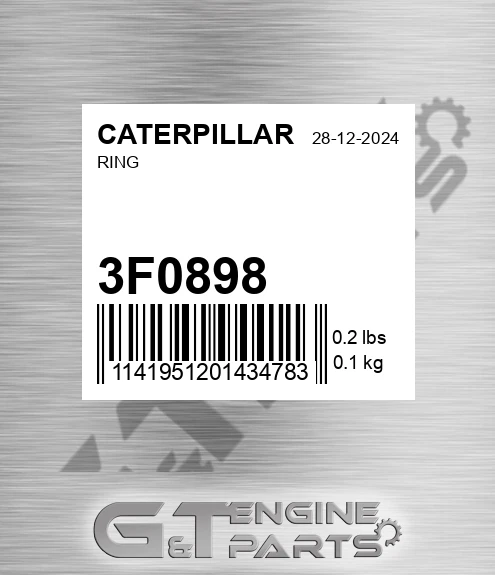 3F0898 CATERPILLAR Ring