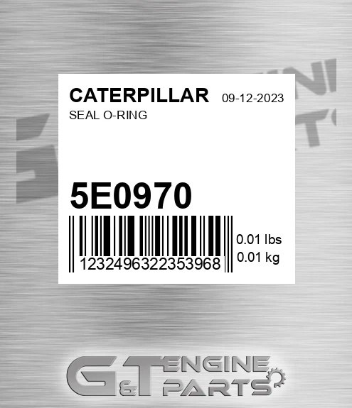 5E-0970 Seal O-ring for CATERPILLAR
