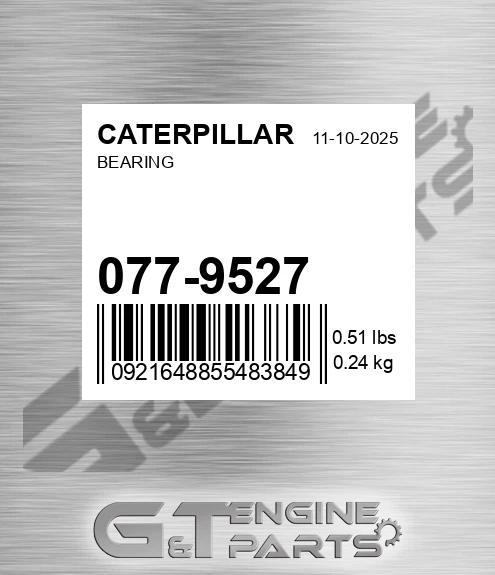 077-9527 Bearing for CATERPILLAR