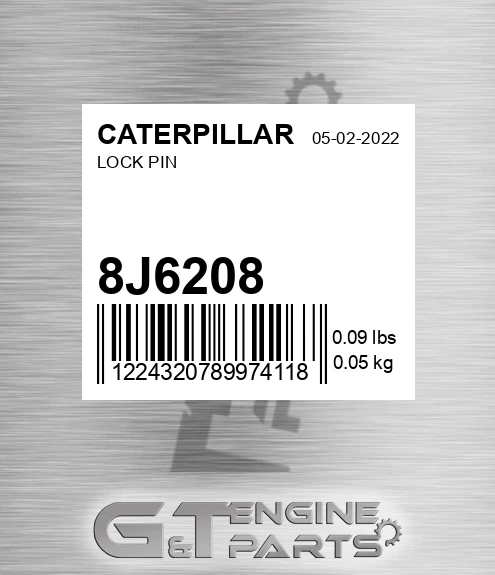 8J-6208 Lock Pin for CATERPILLAR