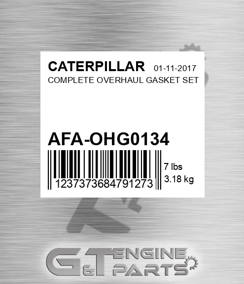 AFA-OHG0134 Complete Overhaul Gasket Set