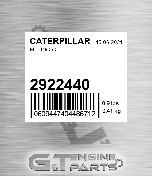 2922440 Fitting G