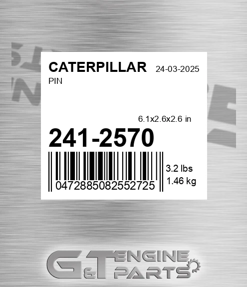 241-2570 Pin for CATERPILLAR