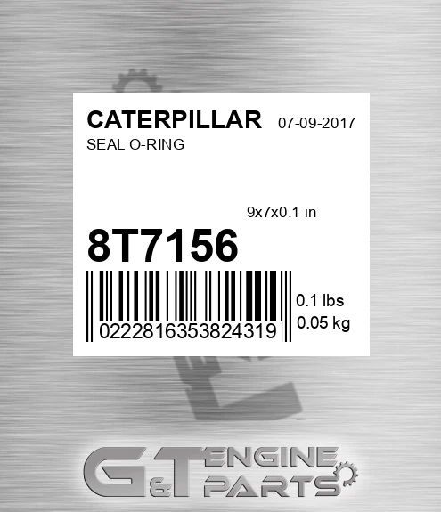 8T-7156 Seal O-ring for CATERPILLAR
