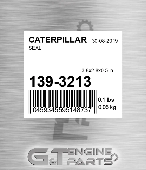 139-3213 Seal for CATERPILLAR
