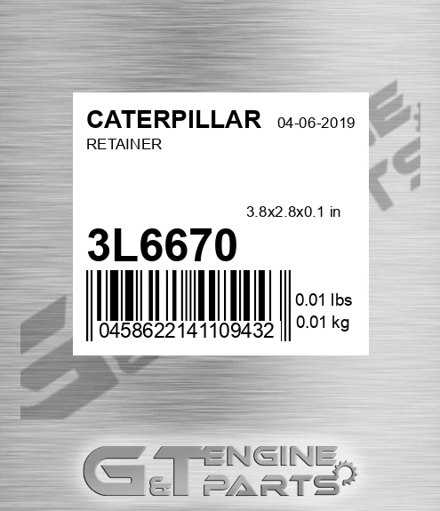3L6670 Retainer
