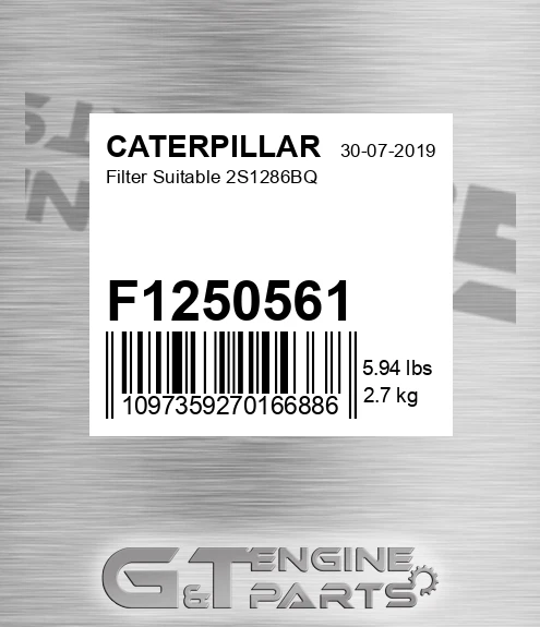 F1250561 Filter Suitable 2s1286bq