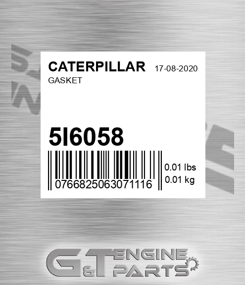 5I-6058 Gasket for CATERPILLAR