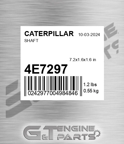4E7297 CATERPILLAR Shaft