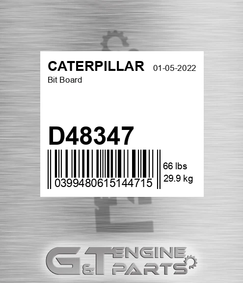 D48347 Bit Board for CATERPILLAR