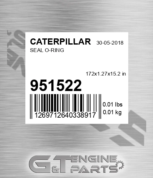 951522 Seal O-ring