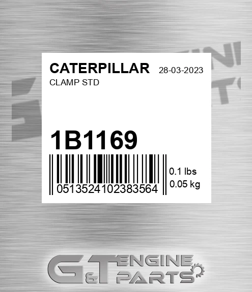 1B-1169 Clamp Std for CATERPILLAR