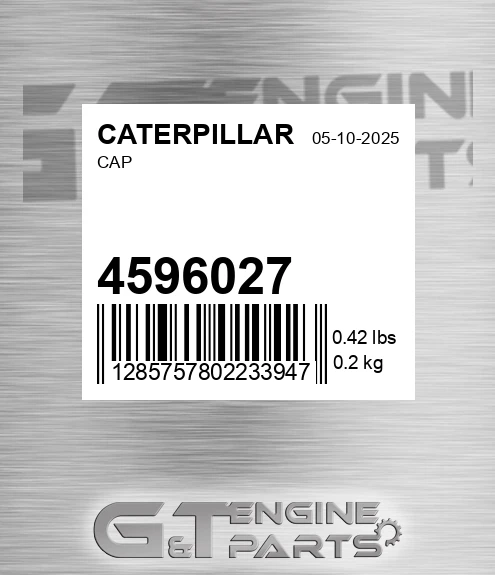 459-6027 Cap for CATERPILLAR