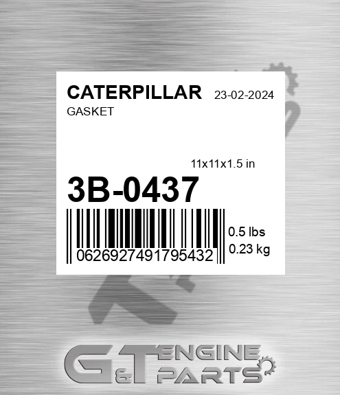 3B-0437 Gasket