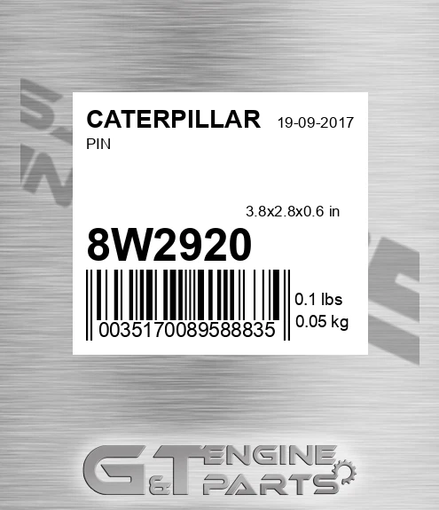 8W-2920 Pin for CATERPILLAR