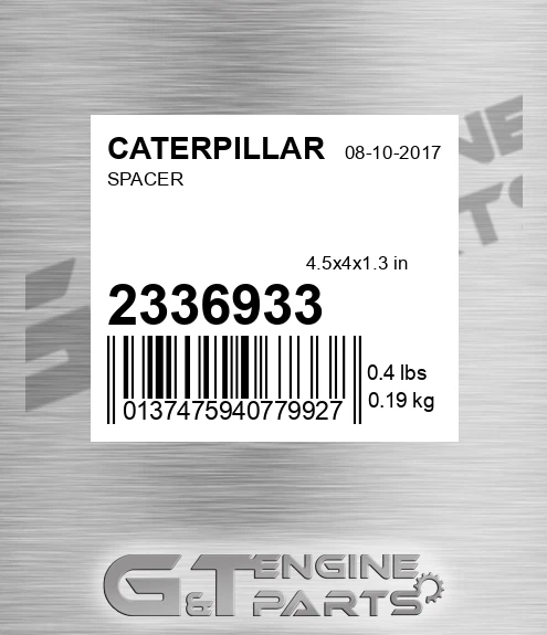 233-6933 Spacer