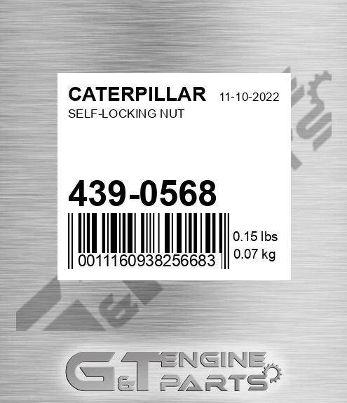 439-0568 Self-locking Nut