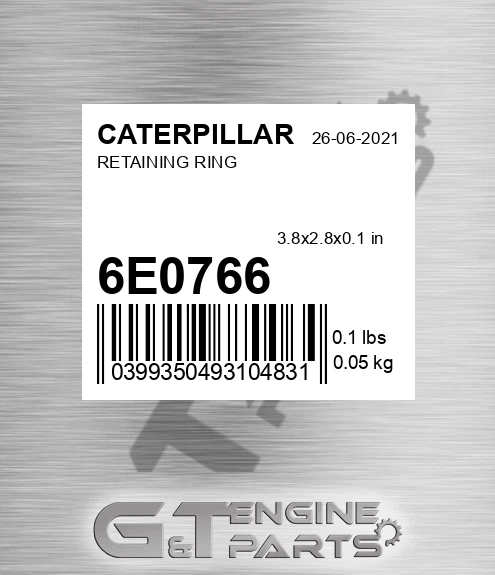 6E-0766 Retaining Ring