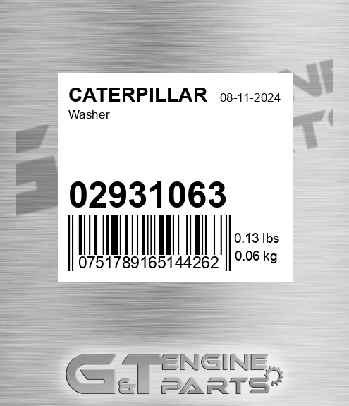 02931063 Washer