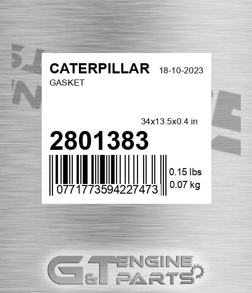 280-1383 Gasket for CATERPILLAR
