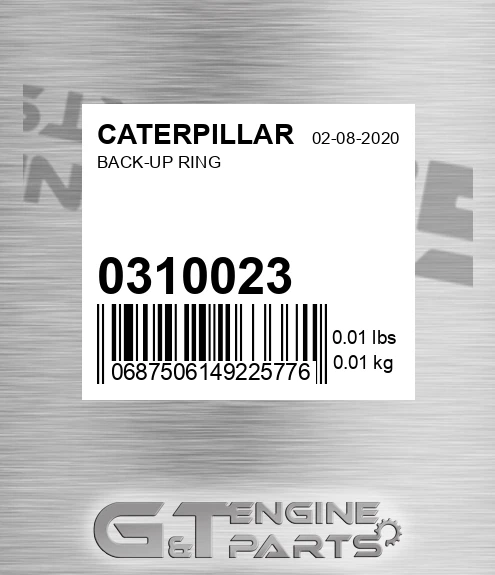 0310023 CATERPILLAR Back-up Ring