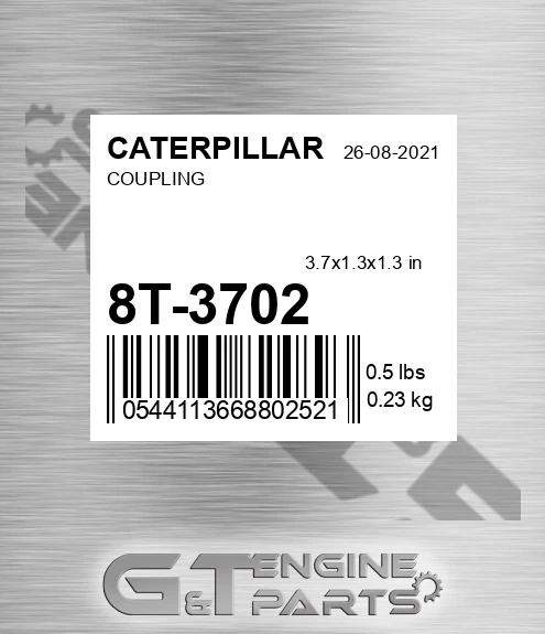 8T-3702 Coupling for CATERPILLAR
