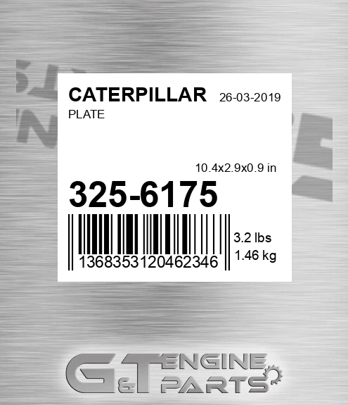325-6175 Plate