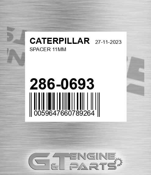 286-0693 Spacer 11mm