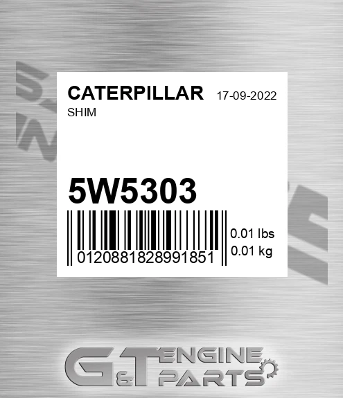 5W5303 Shim