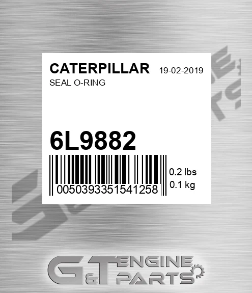 6L-9882 Seal O-ring for CATERPILLAR