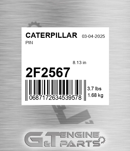 2F2567 Pin for CATERPILLAR