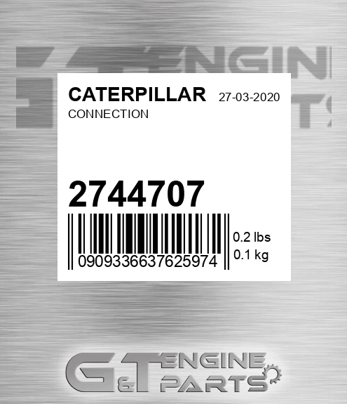 274-4707 Connection for CATERPILLAR
