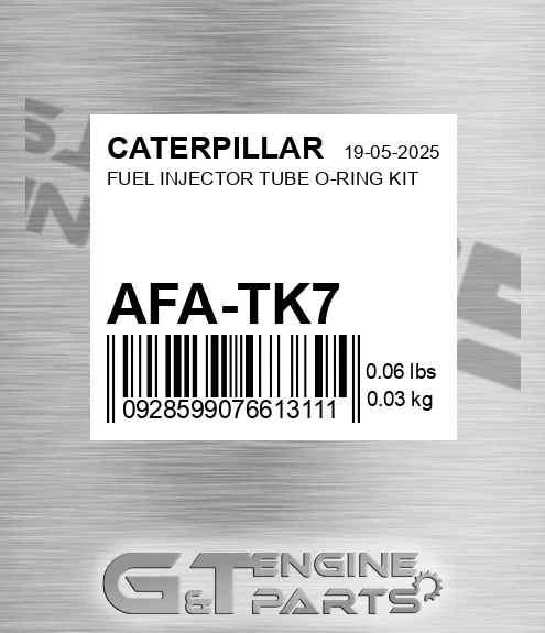 AFA-TK7 Fuel Injector Tube O-ring Kit
