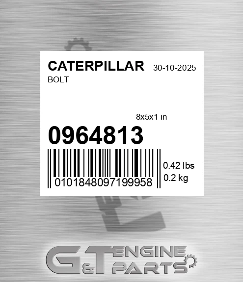096-4813 Bolt for CATERPILLAR